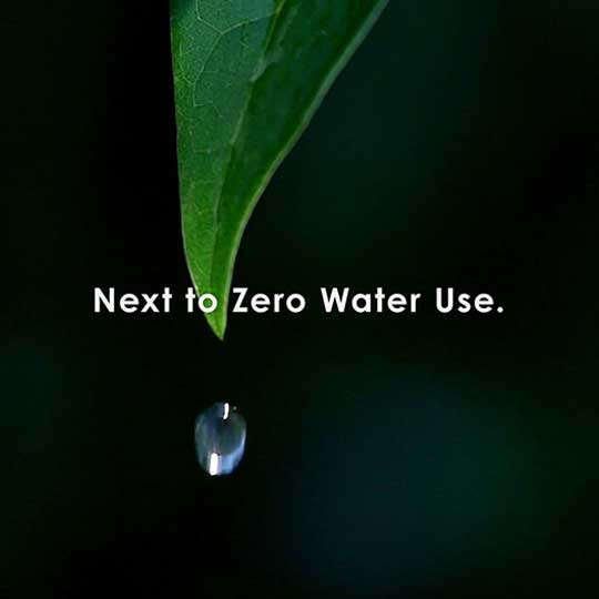 Water Free Concept - Reduces water usage in textile printing by 99%.