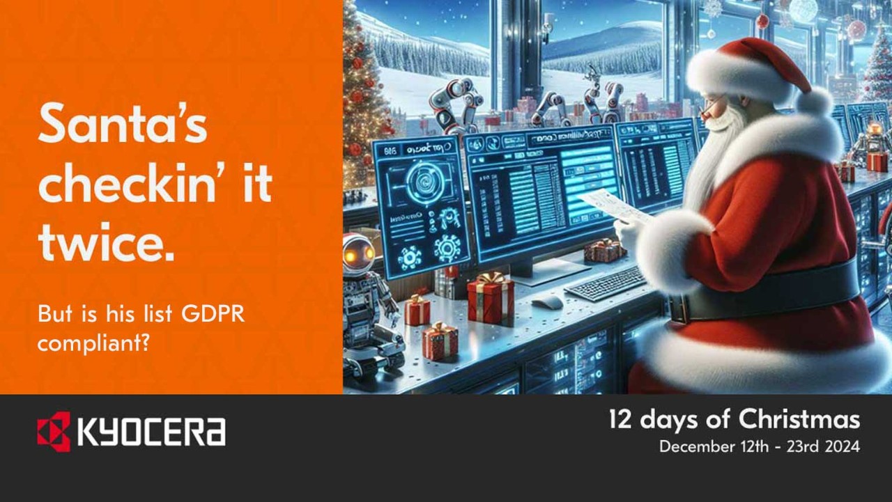 Santa's checking it twice